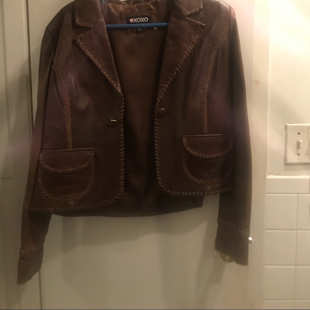 Leather jacket